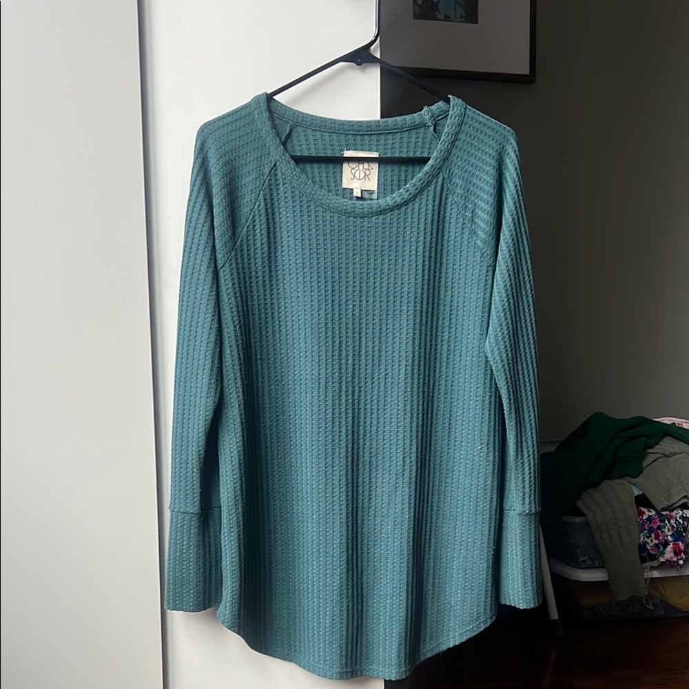 ‘CHASER’ Waffle Knit Top